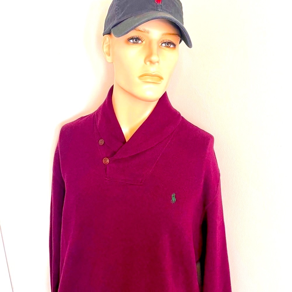 Polo by Ralph Lauren Men Shawl Sweater - Picture 5 of 8